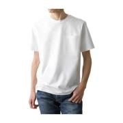 Short Sleeve Fashion T-Shirt Herno , White , Heren