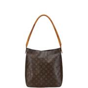 Pre-owned Canvas handbags Louis Vuitton Vintage , Brown , Dames