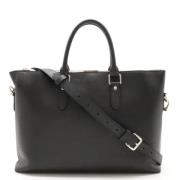 Pre-owned Leather shoulder-bags Louis Vuitton Vintage , Black , Heren