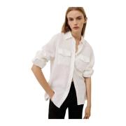 Lisa Sport Blouse Marella , White , Dames