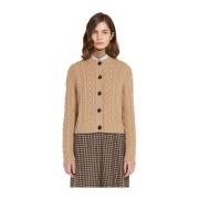 Stijlvolle Cardigan voor Vrouwen Weekend , Brown , Dames