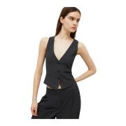 Stijlvolle Vest voor Vrouwen Marella , Gray , Dames