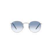 Rb3637 Zonnebril Nieuw Rond Gepolariseerd Ray-Ban , Blue , Dames