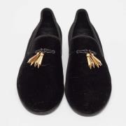 Pre-owned Velvet flats Giuseppe Zanotti Pre-owned , Black , Heren