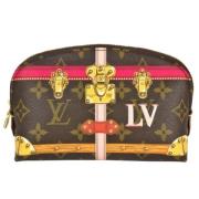 Pre-owned Canvas pouches Louis Vuitton Vintage , Brown , Dames