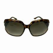 Pre-owned Glass sunglasses Gucci Vintage , Green , Dames