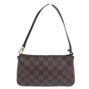 Pre-owned Canvas clutches Louis Vuitton Vintage , Brown , Heren