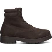 Bruine Nubuck Herenlaarzen Stefano Lauran , Brown , Heren