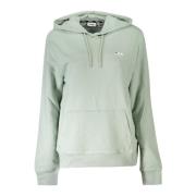 Groene hoodie met geborduurd logo Fila , Green , Heren