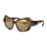 Stijlvolle zonnebril met model Bb0353S Balenciaga , Brown , Dames