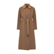 Kameel Babyjas Dubbele Knopenrij Max Mara , Brown , Dames