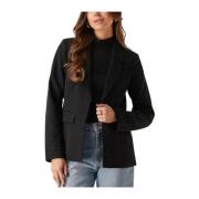 Zwarte Dauda Blazer, Tijdloze Elegantie Moves , Black , Dames