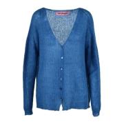 Zachte Mohair Blend Cardigan Pink Memories , Blue , Dames