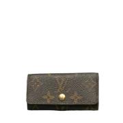 Pre-owned Canvas key-holders Louis Vuitton Vintage , Brown , Dames