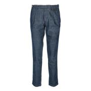 Katoen Elastaan Broek Michael Coal , Blue , Heren