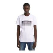 Korte Mouw Mode T-shirt G-star , White , Heren