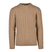 Merino wollen trui Filippo De Laurentiis , Beige , Heren