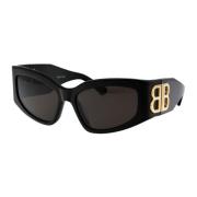 Stijlvolle zonnebril met model Bb0321S Balenciaga , Black , Dames