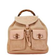 Pre-owned Suede gucci-bags Gucci Vintage , Pink , Dames