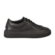 Leren Sneakers met Rubberen Zool Antony Morato , Black , Heren