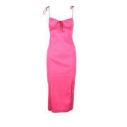 Elegante Katoenen Jurk Patrizia Pepe , Pink , Dames