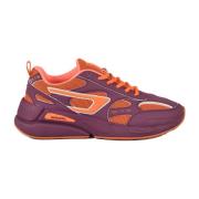 Casual sneakers met rubberen zool Diesel , Purple , Heren