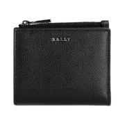 Klassieke Leren Portemonnee Bally , Black , Heren