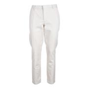 Casual Katoenmix Lyocell Broek Hugo Boss , Beige , Heren