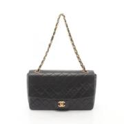 Pre-owned Fabric chanel-bags Chanel Vintage , Black , Dames