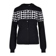 Wolmix Trui Love Moschino , Black , Dames