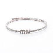 Pre-owned Metal bracelets Miu Miu Pre-owned , Gray , Dames