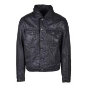 Katoenen Jas Diesel , Black , Heren