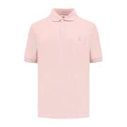 Iconisch katoenen poloshirt met borduurwerk Brunello Cucinelli , Pink ...