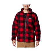 Rode Sherpa Fleece Sweater Columbia , Red , Heren