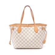 Pre-owned Leather louis-vuitton-bags Louis Vuitton Vintage , White , D...