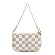 Pre-owned Canvas louis-vuitton-bags Louis Vuitton Vintage , White , Da...