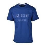 Stijlvolle Katoenen T-Shirt Collectie Bikkembergs , Blue , Heren