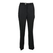 Rekbare polyester spandex broek Guess , Black , Dames