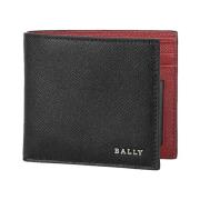 Klassieke Leren Portemonnee Bally , Black , Heren