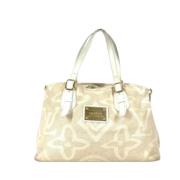 Pre-owned Canvas louis-vuitton-bags Louis Vuitton Vintage , Beige , Da...