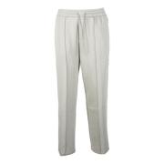 Casual Katoenmix Stretch Broek Emporio Armani , Beige , Heren