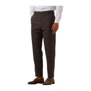 Slim-Reed Wol Broek Selected Homme , Brown , Heren