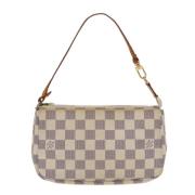 Pre-owned Canvas louis-vuitton-bags Louis Vuitton Vintage , White , Da...