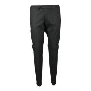 Lyocell Blend Stijlvolle Broek Michael Coal , Black , Heren