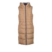 Puffer Vest 100% Polyester Rino&Pelle , Beige , Dames