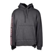 Katoenen Sweatshirt Diesel , Gray , Heren