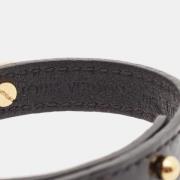 Pre-owned Leather bracelets Louis Vuitton Vintage , Black , Dames