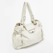 Pre-owned Leather shoulder-bags Mulberry Pre-owned , White , Dames