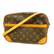 Pre-owned Fabric louis-vuitton-bags Louis Vuitton Vintage , Brown , Da...