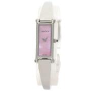 Pre-owned Stainless Steel watches Gucci Vintage , Pink , Dames